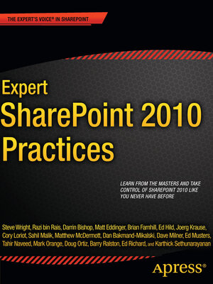 cover image of Expert SharePoint 2010 Practices